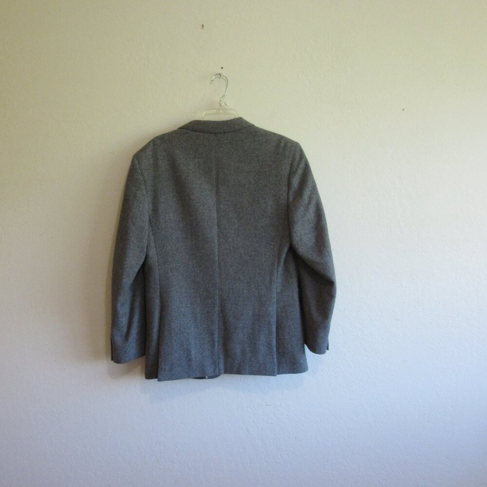 BANANA REPUBLIC Modern Fit Gray Wool Lined 40R Blazer Sports Jacket - Picture 2 of 4